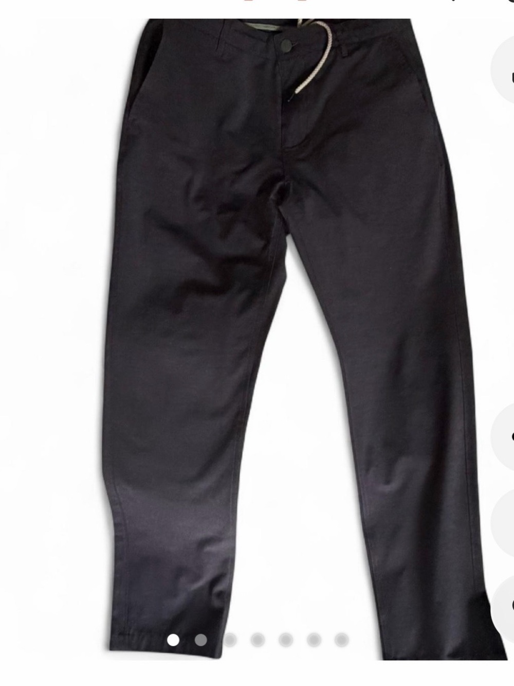 Faherty Charcoal All Day Pant Size 32